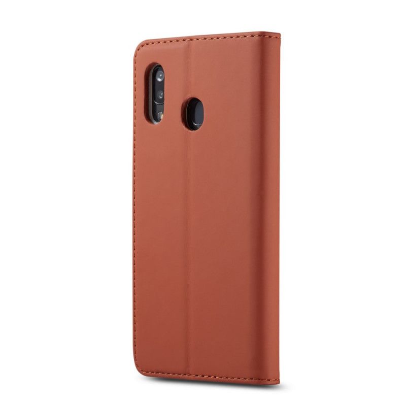 Flip Kotelot Samsung Galaxy A20e Granatowy Czerwony Przyszłe Lc.Imeeke