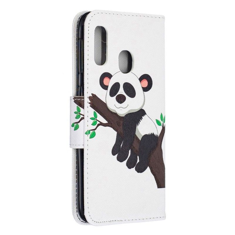 Pokrowce Samsung Galaxy A20e Leniwa Panda