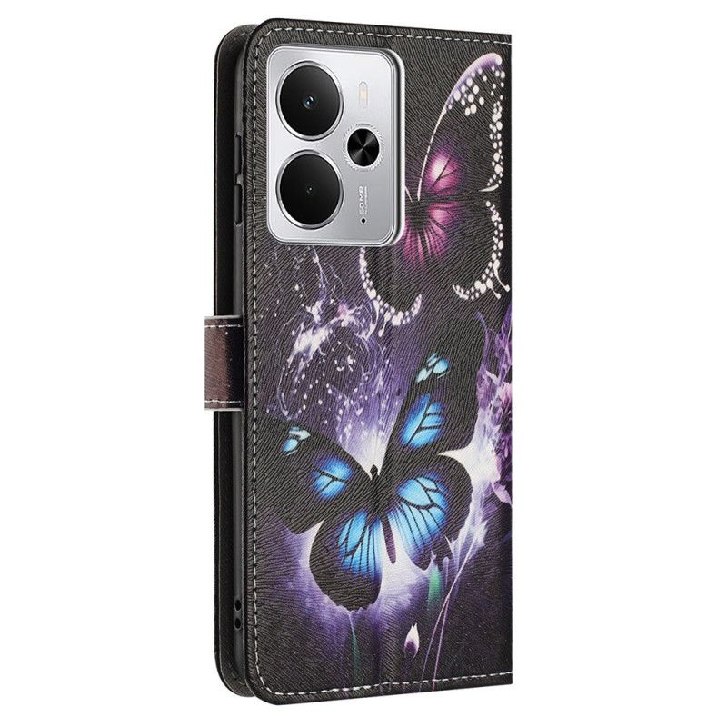 Etui Folio Do Realme 14t 5g Dwa Motyle