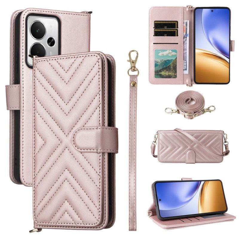 Etui Folio Realme 14t 5g Pasek I Pasek Na Ramię Etui Ochronne