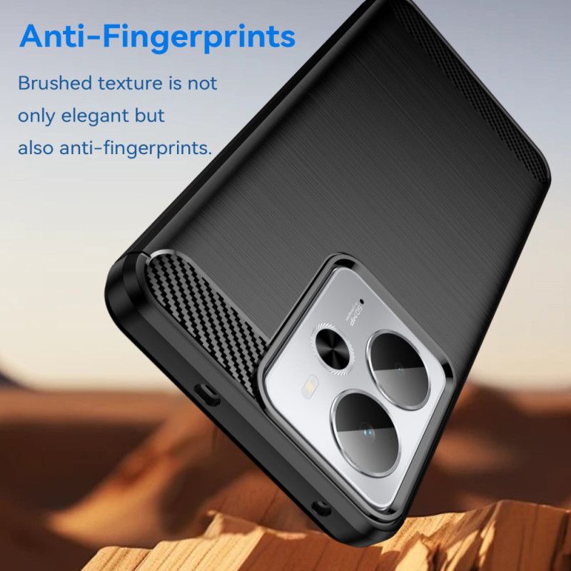 Futerały Realme 14t 5g Etui Na Telefon Szczotkowane Włókno Węglowe