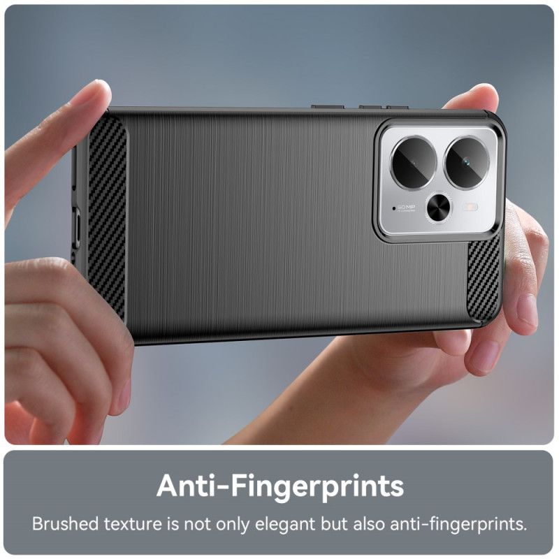 Futerały Realme 14t 5g Etui Na Telefon Szczotkowane Włókno Węglowe