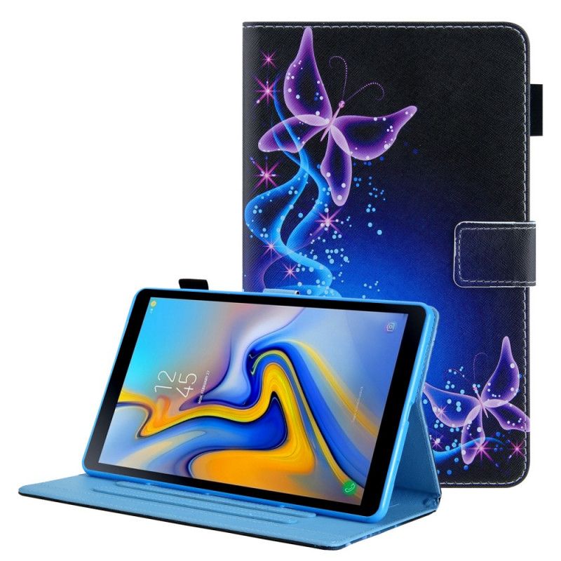 Etui Folio Do Samsung Galaxy Tab A8 (2021) Kolorowe Motyle