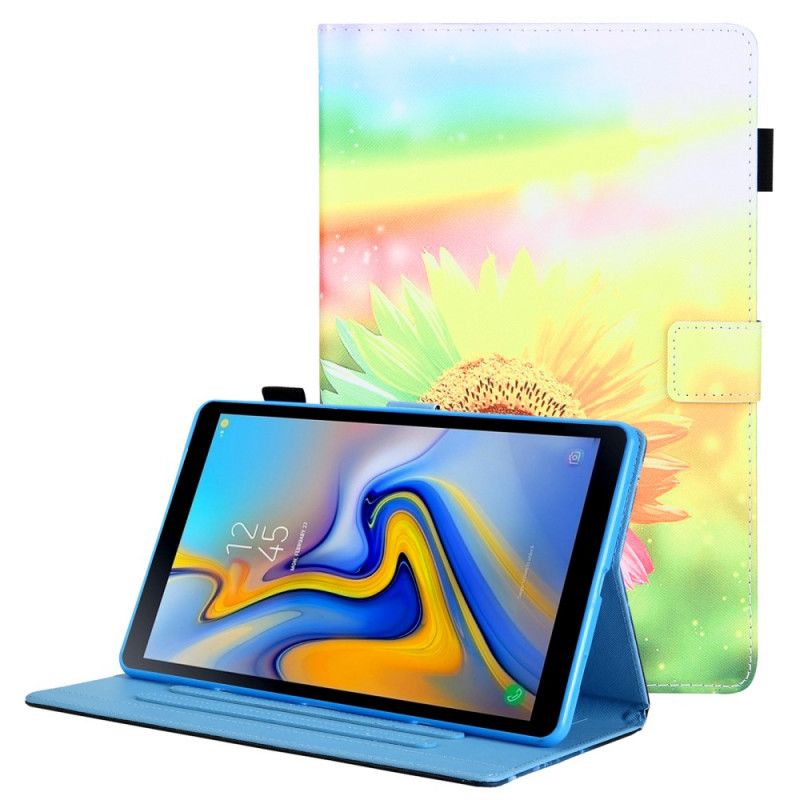 Etui Folio Do Samsung Galaxy Tab A8 (2021) Kwiaty W Słońcu