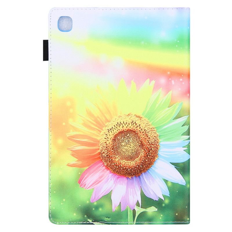 Etui Folio Do Samsung Galaxy Tab A8 (2021) Kwiaty W Słońcu