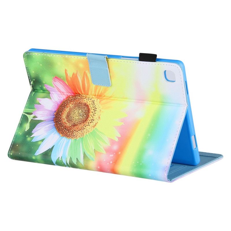 Etui Folio Do Samsung Galaxy Tab A8 (2021) Kwiaty W Słońcu