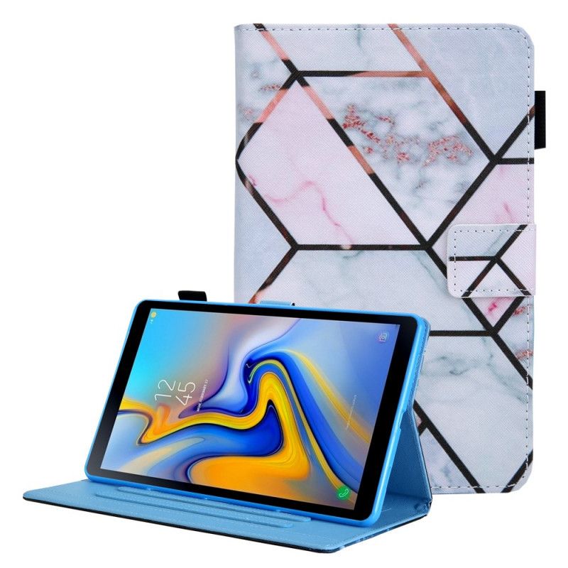 Etui Folio Do Samsung Galaxy Tab A8 (2021) Marmur Geometryczny