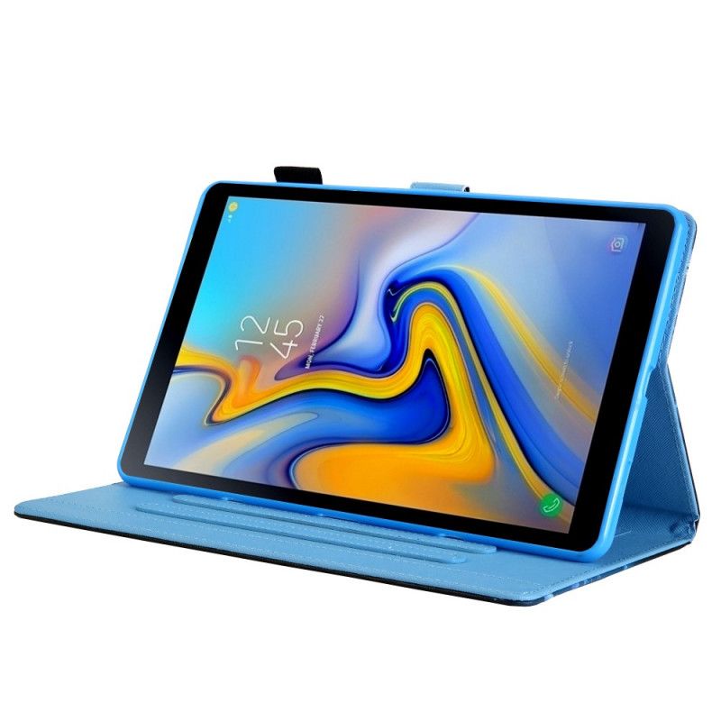 Etui Folio Samsung Galaxy Tab A8 (2021) Kolorowe Motyle Etui Ochronne