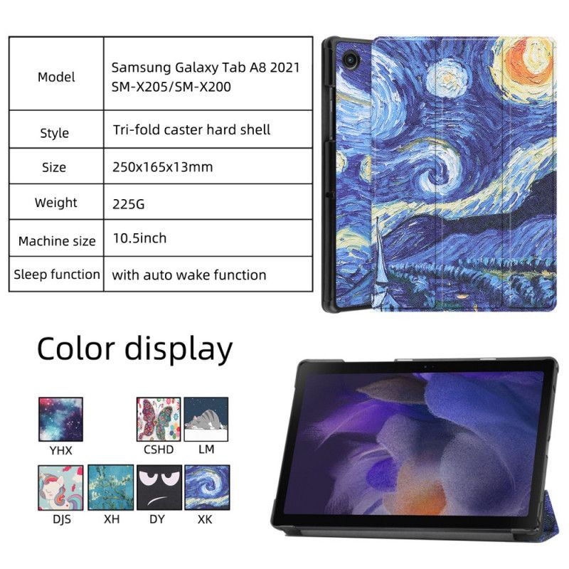 Inteligentny Futerał Samsung Galaxy Tab A8 (2021) Wzmocniony Nie Dotykaj Mnie