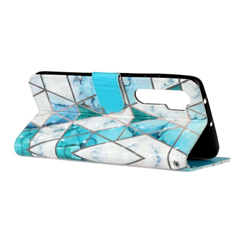 Etui Folio Xiaomi Mi Note 10 Lite Marmurowe Punkty Świetlne Z Paskiem