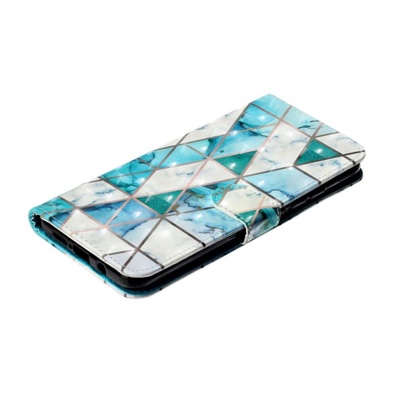 Etui Folio Xiaomi Mi Note 10 Lite Marmurowe Punkty Świetlne Z Paskiem