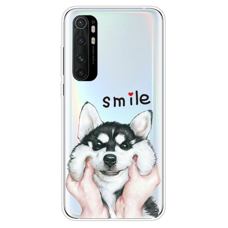 Etui Xiaomi Mi Note 10 Lite Uśmiechnięty Pies Etui Ochronne