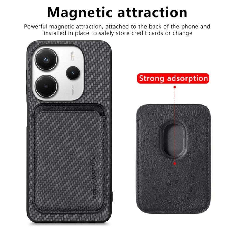 Etui Do Xiaomi Redmi Note 14 5g Odpinany Magnetyczny Uchwyt Na Karty