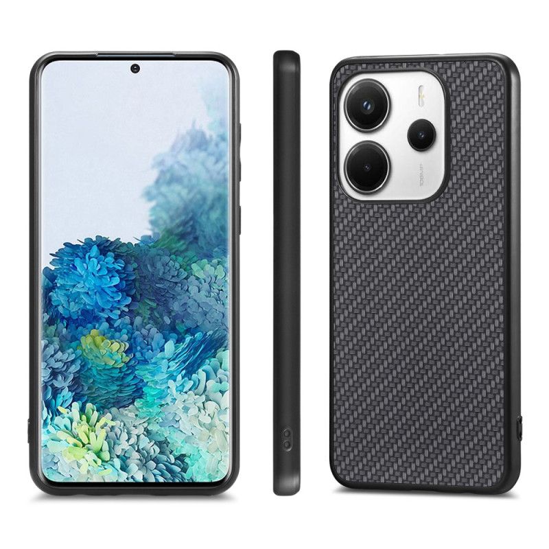 Etui Do Xiaomi Redmi Note 14 5g Tekstura Włókna Węglowego