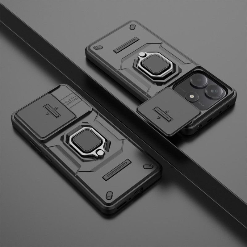 Etui Do Xiaomi Redmi Note 14 5g Wielofunkcyjny Z Uchwytem I Osłoną Obiektywu