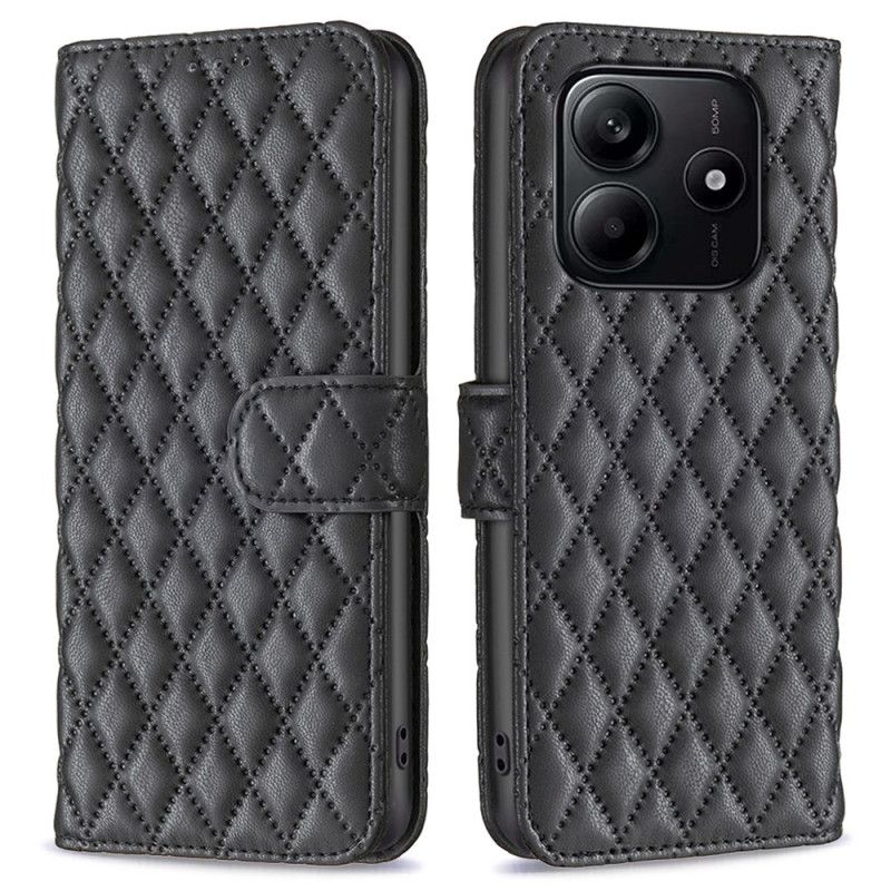 Etui Folio Do Xiaomi Redmi Note 14 5g Pikowane