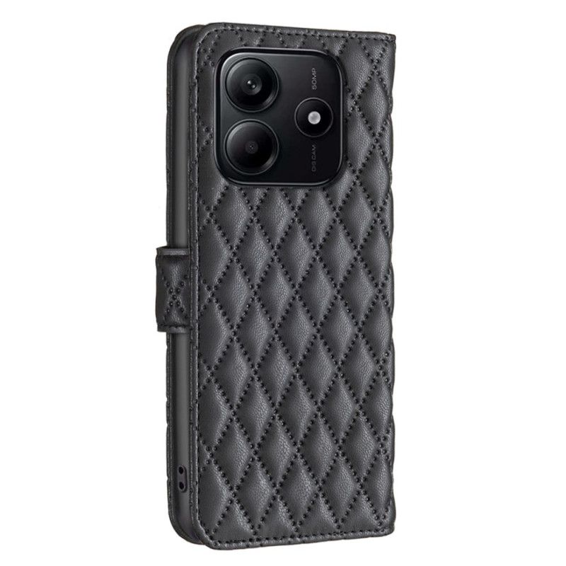Etui Folio Do Xiaomi Redmi Note 14 5g Pikowane