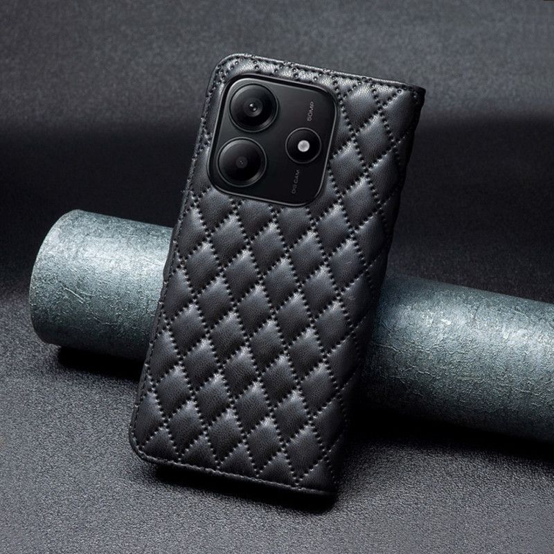 Etui Folio Do Xiaomi Redmi Note 14 5g Pikowane