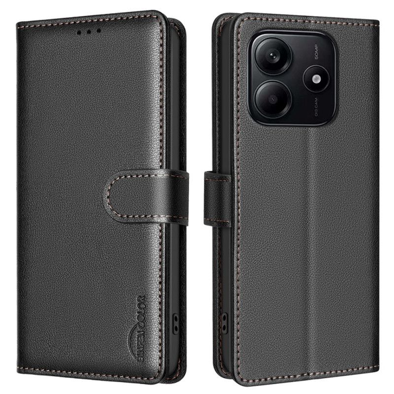 Etui Folio Do Xiaomi Redmi Note 14 5g Portfel Binfen Color Rfid