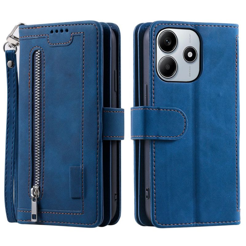 Etui Folio Do Xiaomi Redmi Note 14 5g Portfel Z 9 Przegródkami Na Karty
