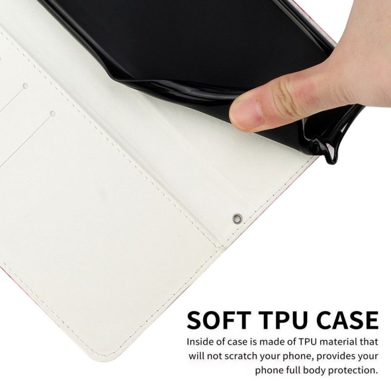 Etui Folio Do Xiaomi Redmi Note 14 5g Styl Marmurowy Z Paskiem