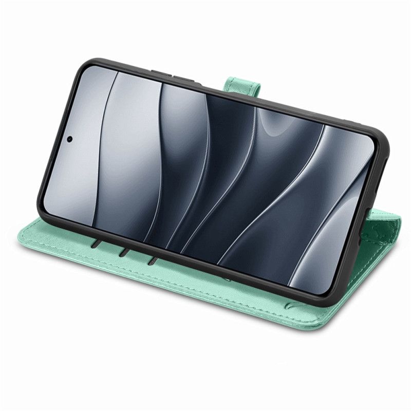 Etui Folio Xiaomi Redmi Note 14 5g Animowane Zwierzęta Etui Ochronne