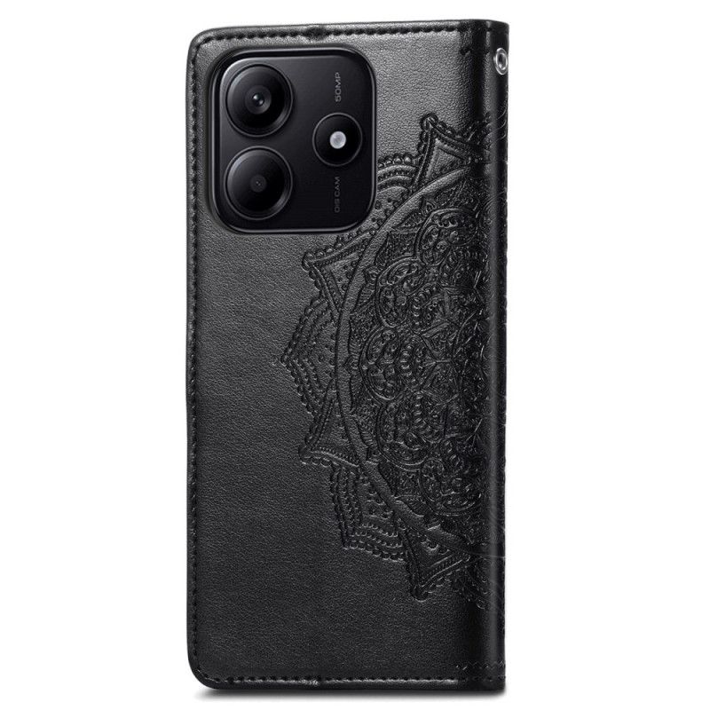 Etui Folio Xiaomi Redmi Note 14 5g Barokowa Mandala Etui Ochronne