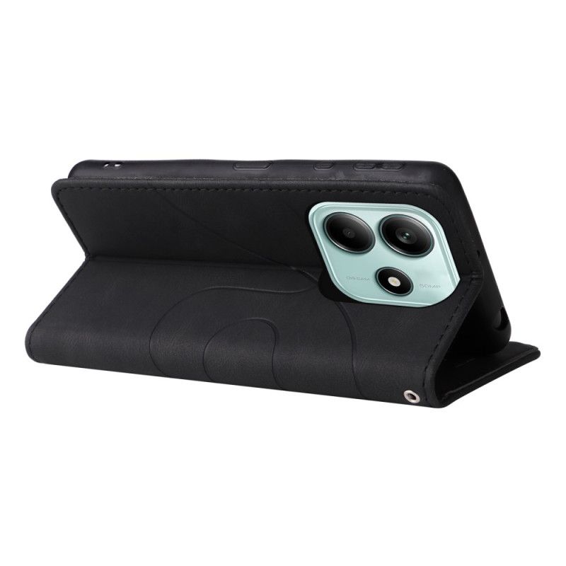 Etui Folio Xiaomi Redmi Note 14 5g Dwukolorowa Grafika