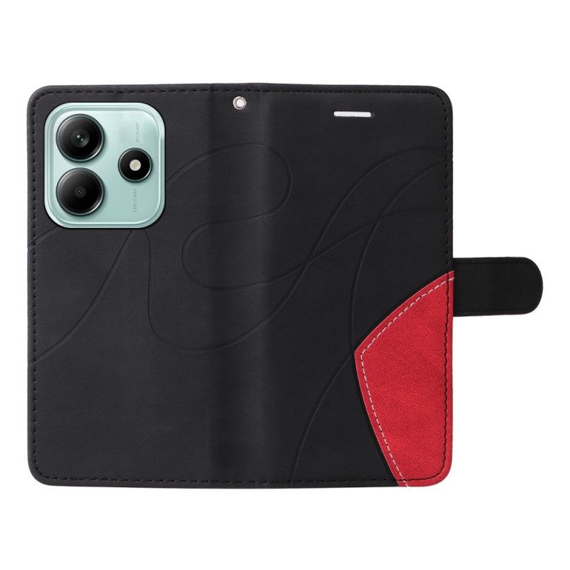 Etui Folio Xiaomi Redmi Note 14 5g Dwukolorowa Grafika