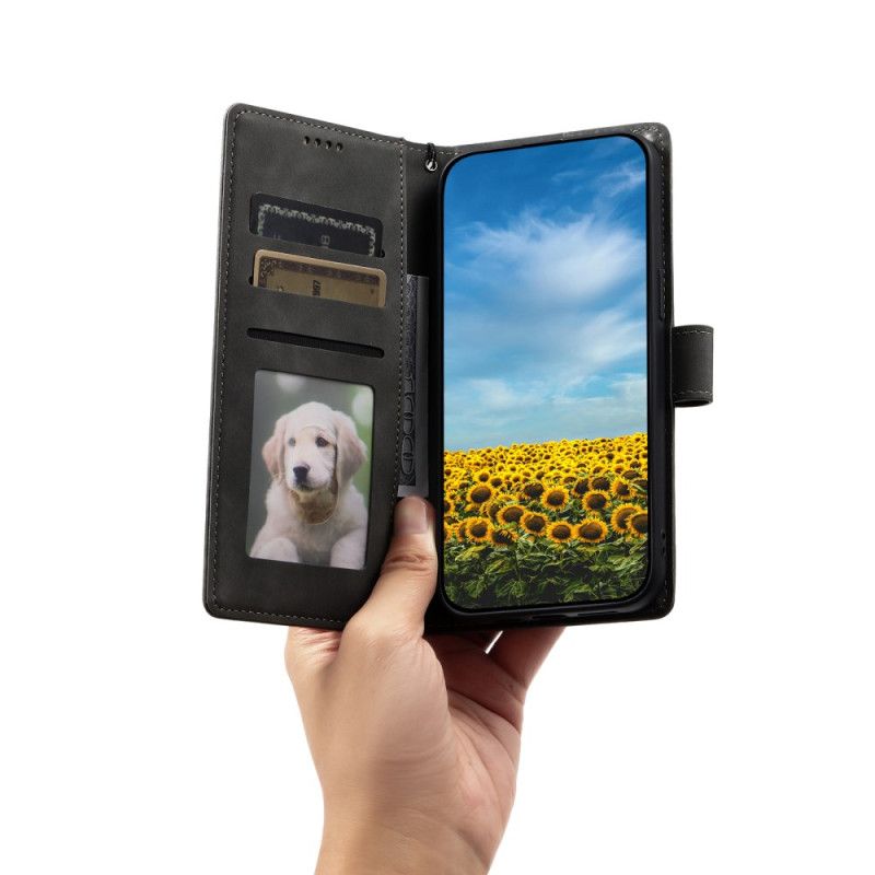 Etui Folio Xiaomi Redmi Note 14 5g Efekt Zamszu Mandali Etui Ochronne