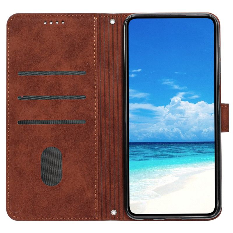 Etui Folio Xiaomi Redmi Note 14 5g Efekt Zamszu Smile