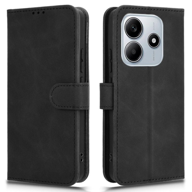 Etui Folio Xiaomi Redmi Note 14 5g Klasyczny Efekt Zamszu Etui Ochronne