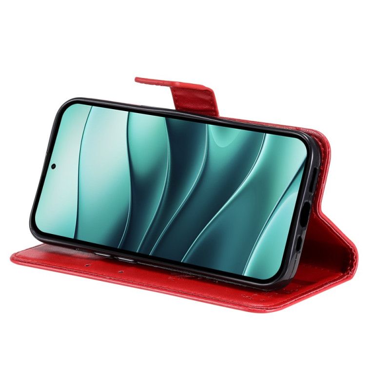 Etui Folio Xiaomi Redmi Note 14 5g Kot I Drzewo Lnaière