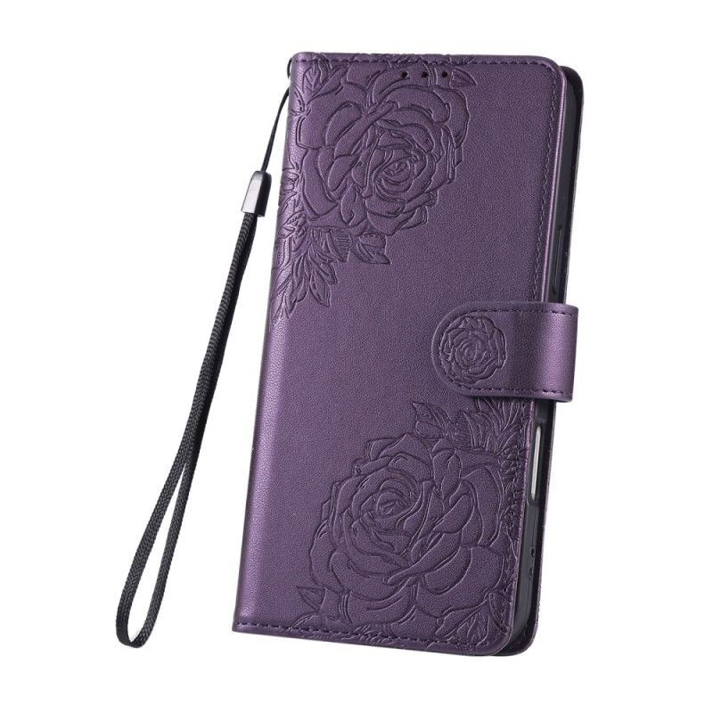 Etui Folio Xiaomi Redmi Note 14 5g Kwiatowy Wzór Etui Ochronne