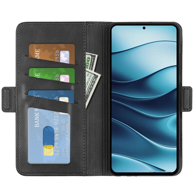 Etui Folio Xiaomi Redmi Note 14 5g Podwójne Zapięcie