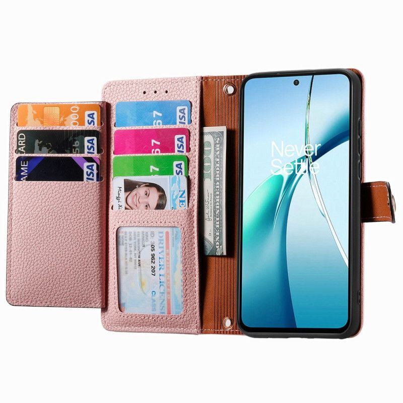 Etui Folio Xiaomi Redmi Note 14 5g Rfid Z Portfelem I Kieszenią Na Suwak Rfid