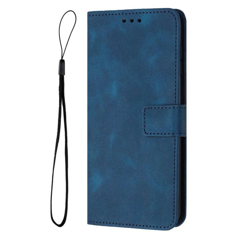 Etui Folio Xiaomi Redmi Note 14 5g Styl Zamszowy Z Paskiem Etui Ochronne