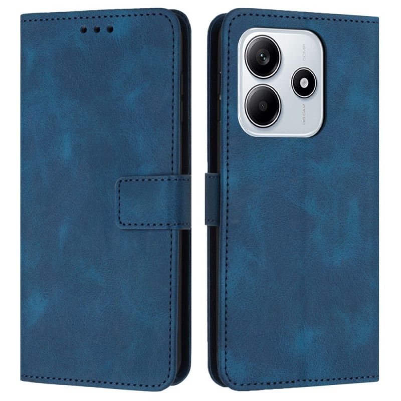 Etui Folio Xiaomi Redmi Note 14 5g Styl Zamszowy Z Paskiem Etui Ochronne