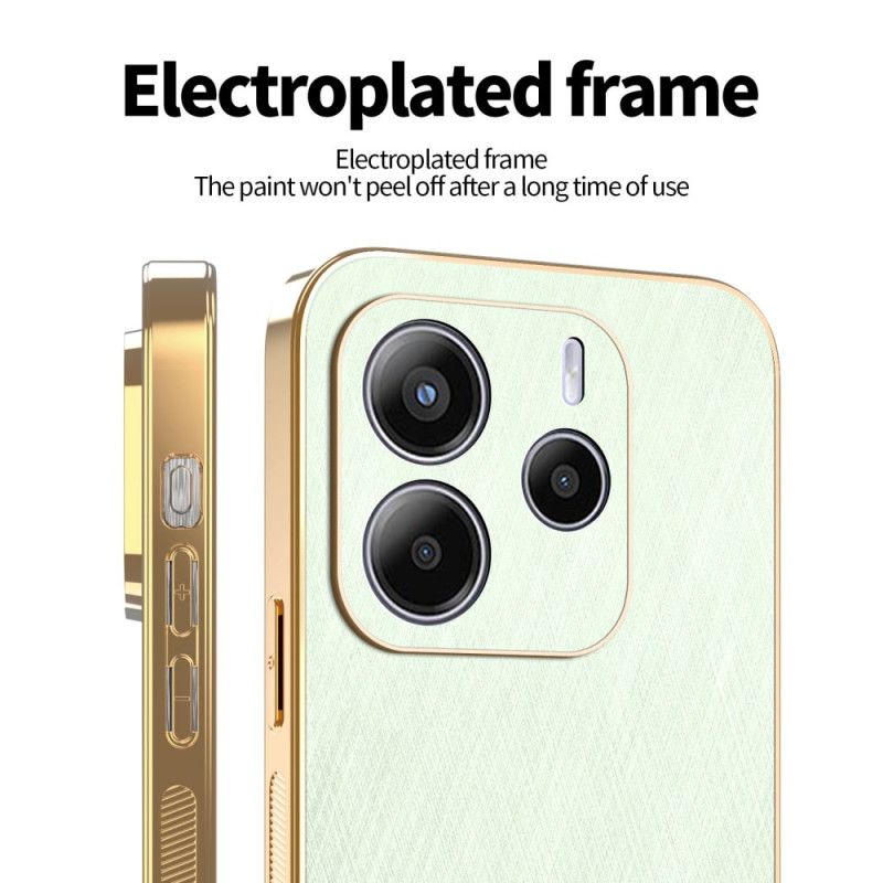 Etui Xiaomi Redmi Note 14 5g Jedwabista Tekstura Azns