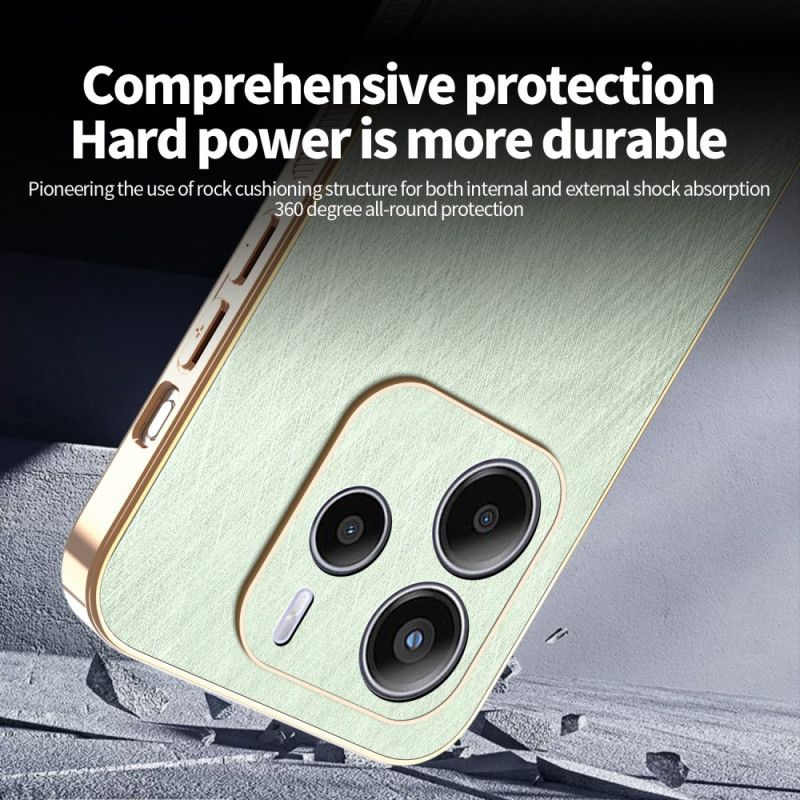 Etui Xiaomi Redmi Note 14 5g Jedwabista Tekstura Azns