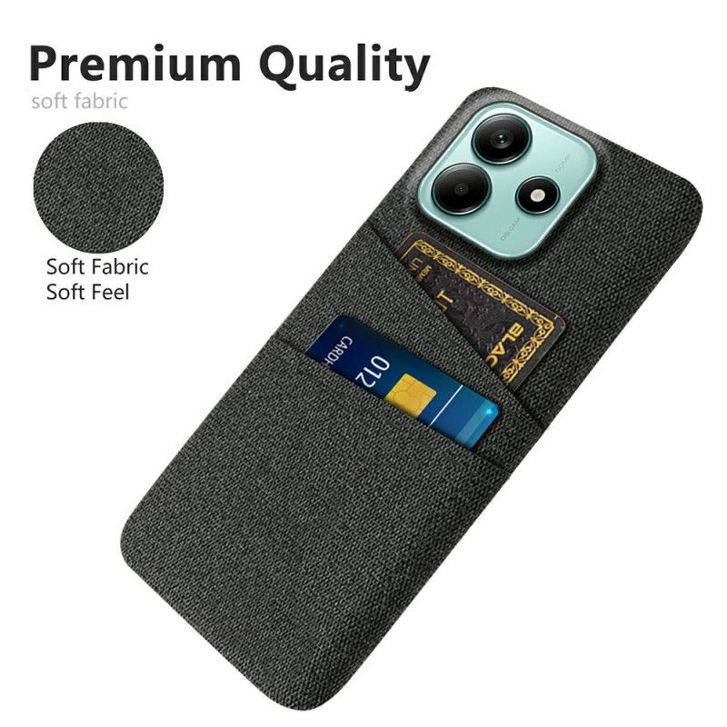 Etui Xiaomi Redmi Note 14 5g Materiałowy Uchwyt Na Karty