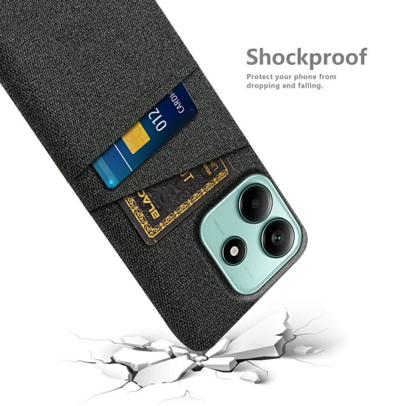 Etui Xiaomi Redmi Note 14 5g Materiałowy Uchwyt Na Karty