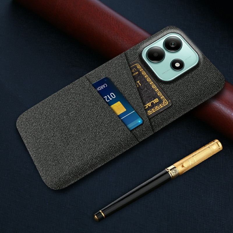 Etui Xiaomi Redmi Note 14 5g Materiałowy Uchwyt Na Karty