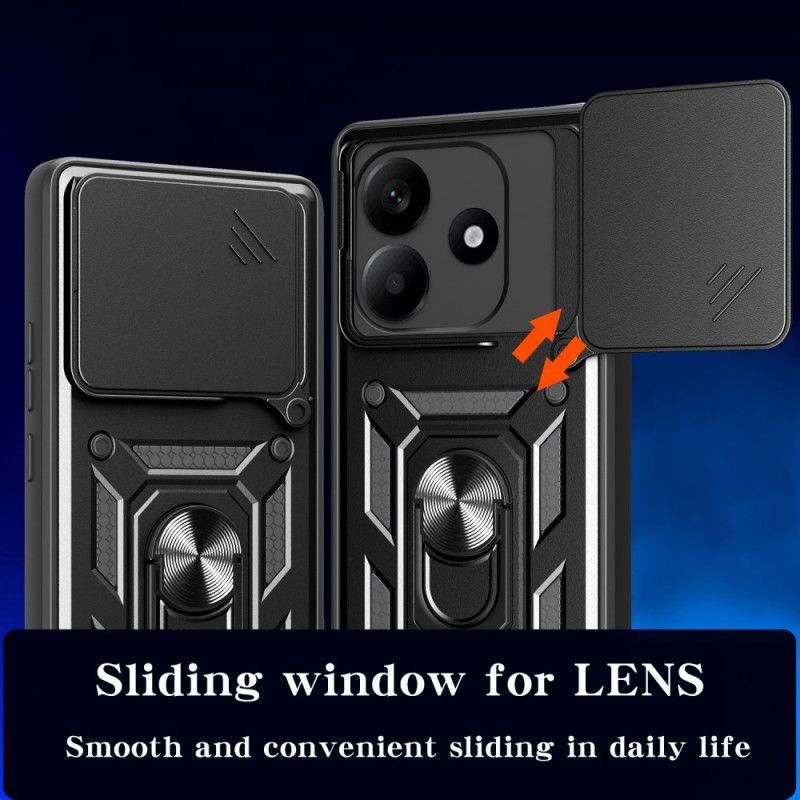 Etui Xiaomi Redmi Note 14 5g Przesuwana Osłona Aparatu I Podstawka Etui Ochronne