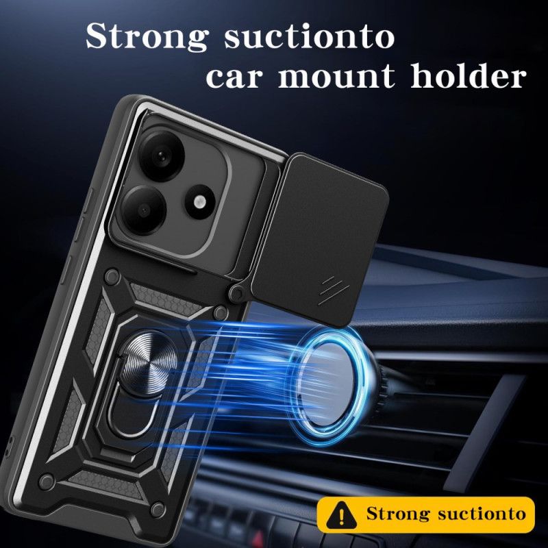 Etui Xiaomi Redmi Note 14 5g Przesuwana Osłona Aparatu I Podstawka Etui Ochronne