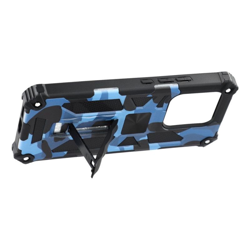 Etui Xiaomi Redmi Note 14 5g Wytrzymała Z Wbudowaną Podstawką W Kamuflażu Etui Ochronne