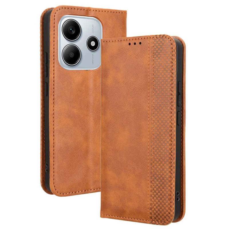 Flip Kotelot Do Xiaomi Redmi Note 14 5g Ramka W Stylu Vintage