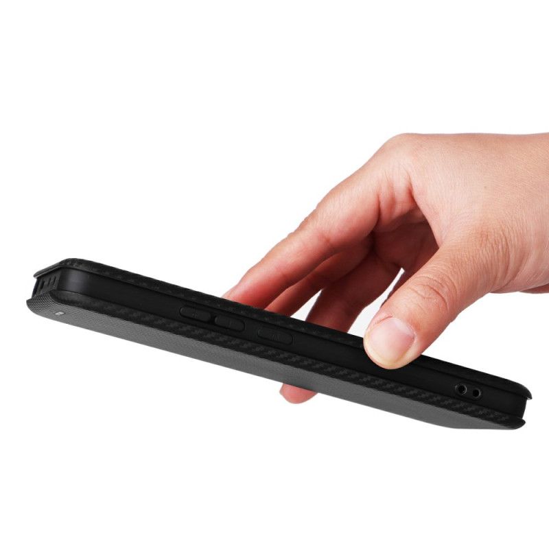 Flip Kotelot Xiaomi Redmi Note 14 5g Etui Na Telefon Włókno Węglowe