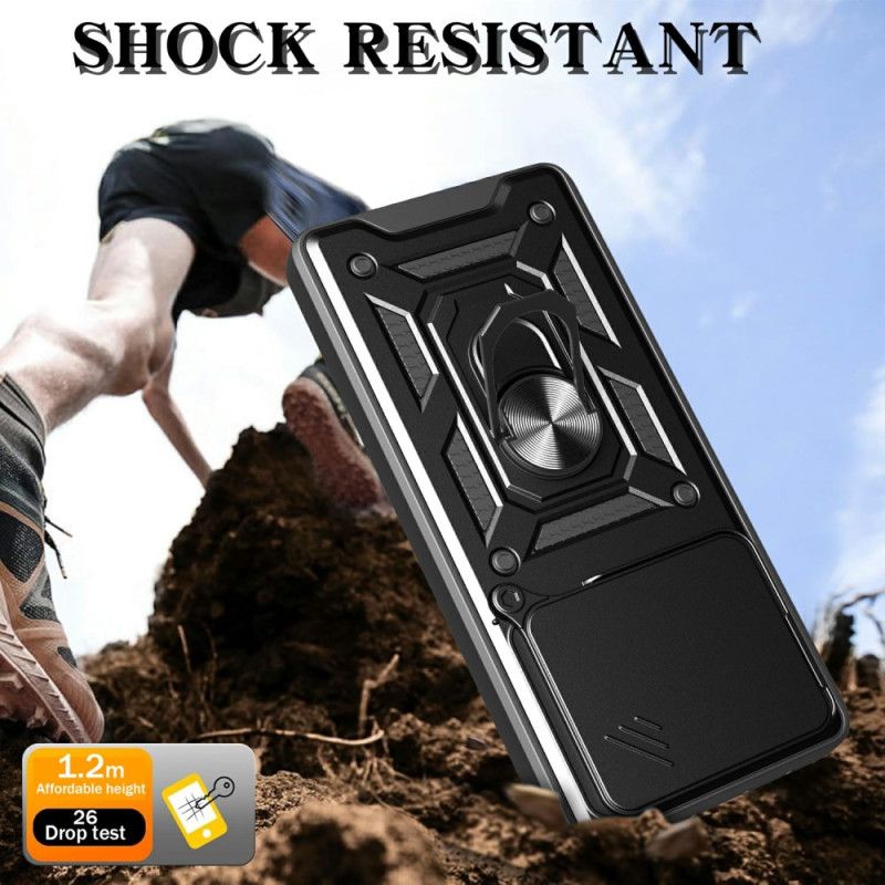 Futerały Xiaomi Redmi Note 14 5g Etui Na Telefon Przesuwana Osłona Kamery I Podstawka