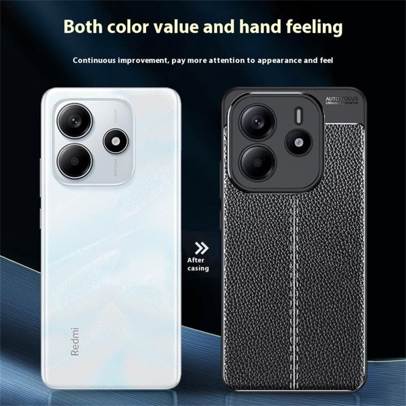 Futerały Xiaomi Redmi Note 14 5g Etui Na Telefon Tekstura Liczi